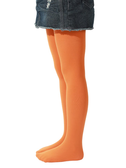 EVERSWE Girls Semi Opaque Footed Tights, Microfiber Tights
