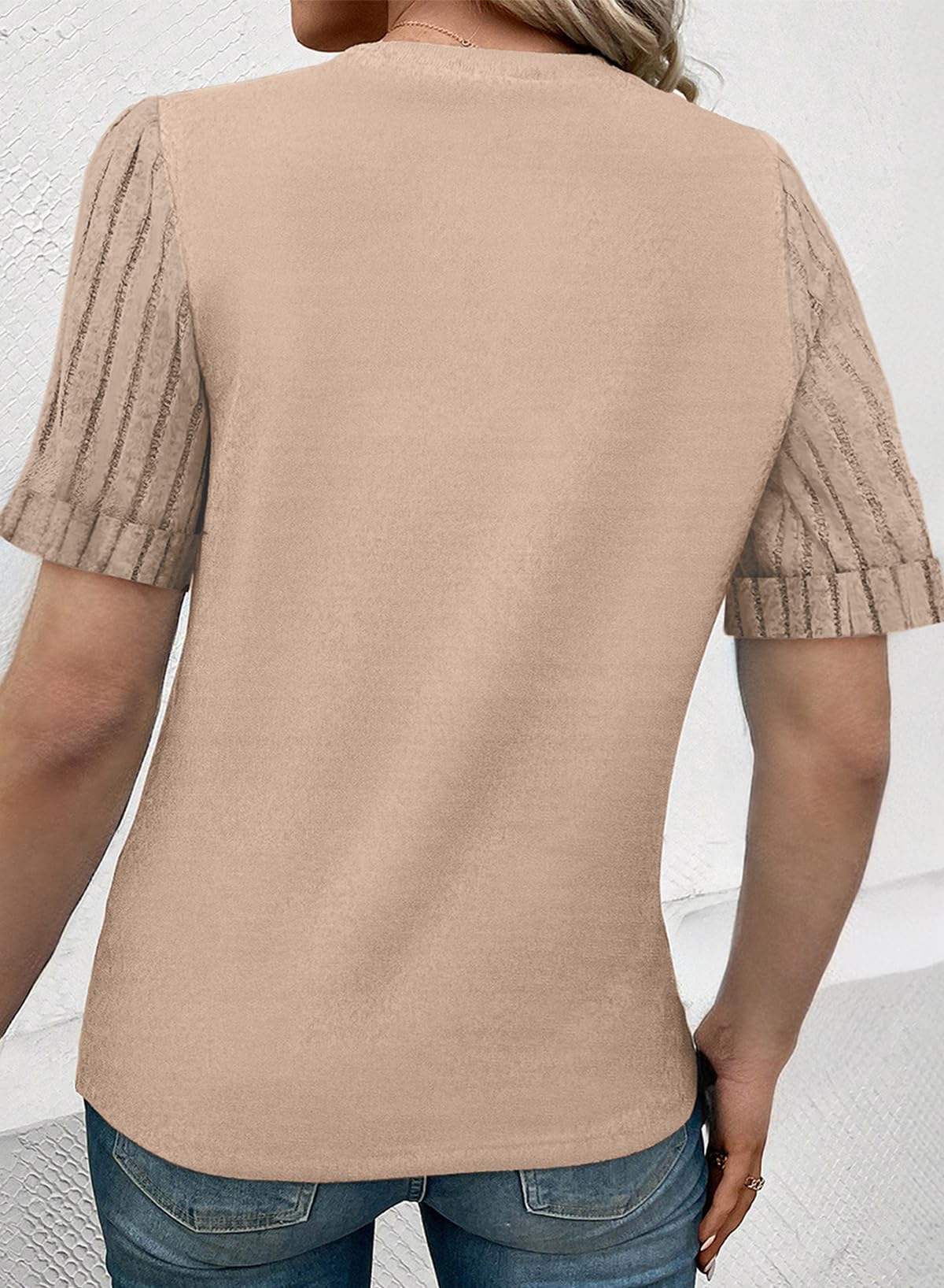 Women's Casual Short Sleeve T-Shirt Loose Fit Summer Top