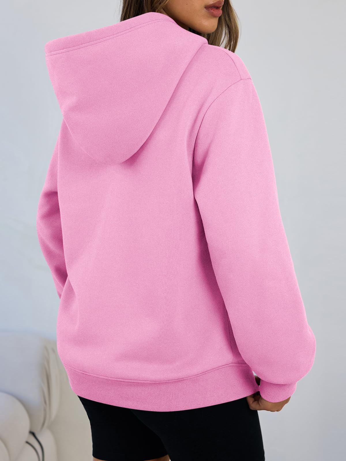 Women's Winter Fleece Sherpa Lined Hoodie - Warm Pullover Sweatshirt