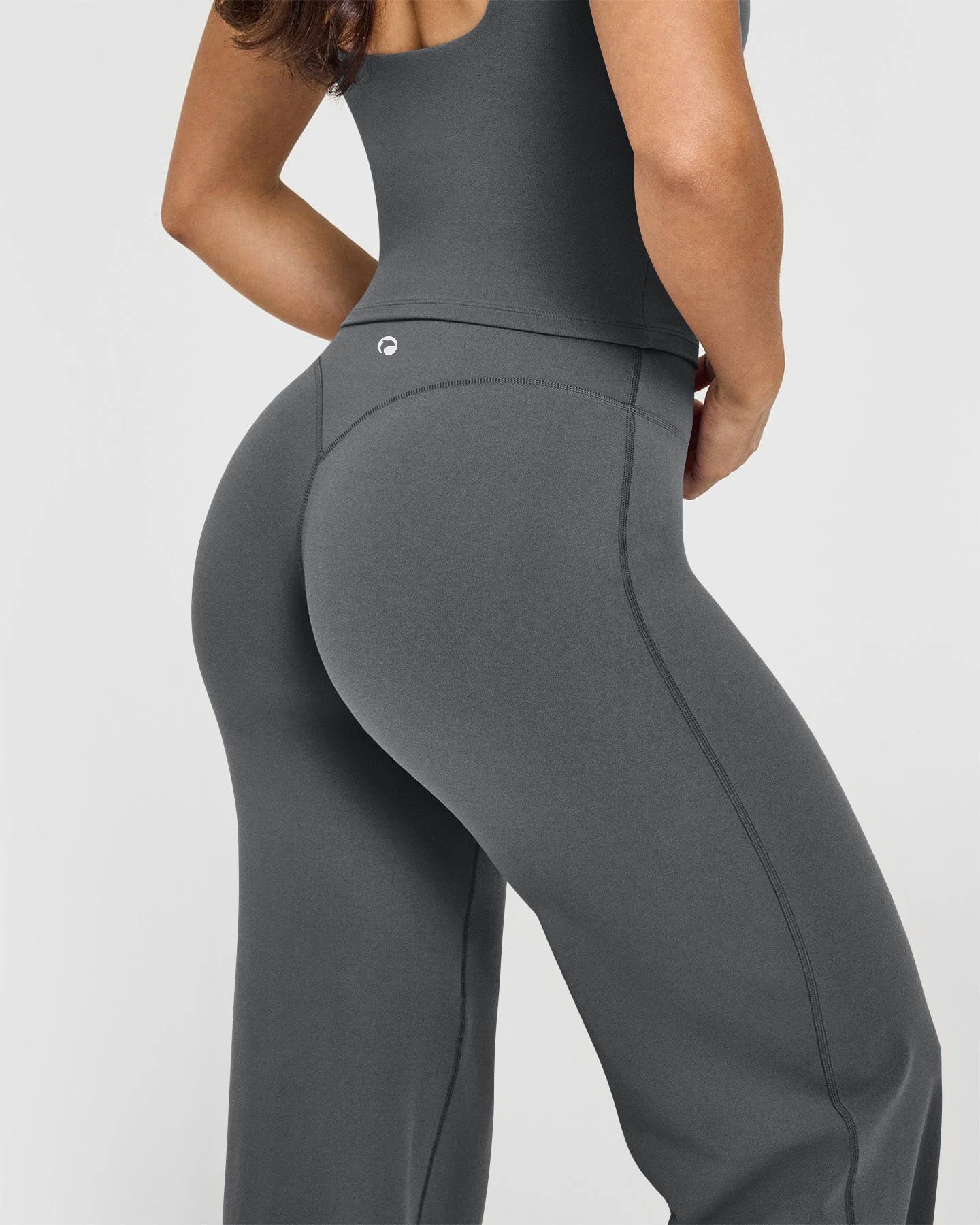 Women's High Waist Yoga Pants - Soft Stretch Straight Leg Bottoms