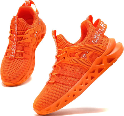 Avia Shoes Kids - Comfortable Sports Sneakers - School Athletic Shoes Orange-04