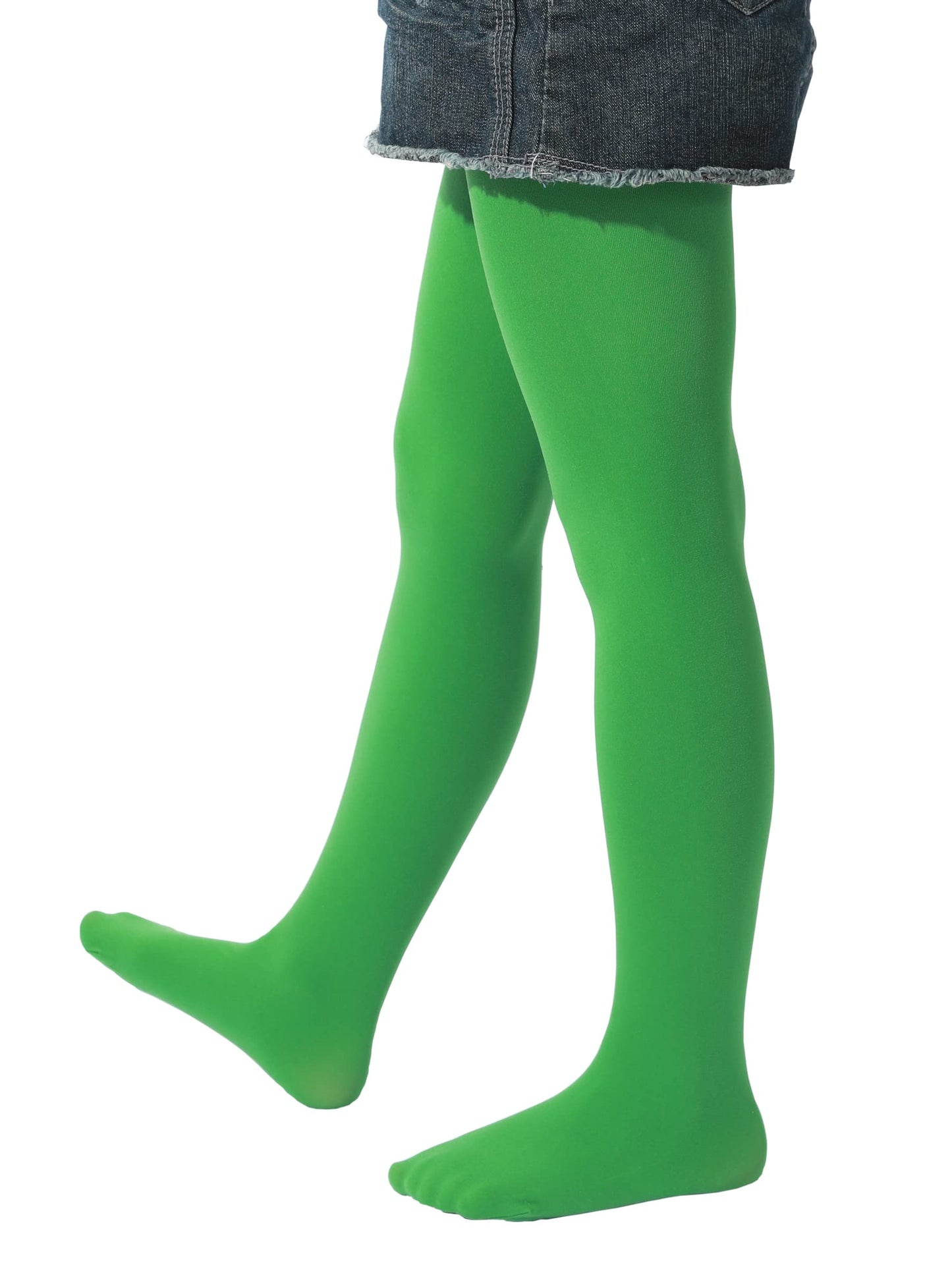 EVERSWE Girls Semi Opaque Footed Tights, Microfiber Tights