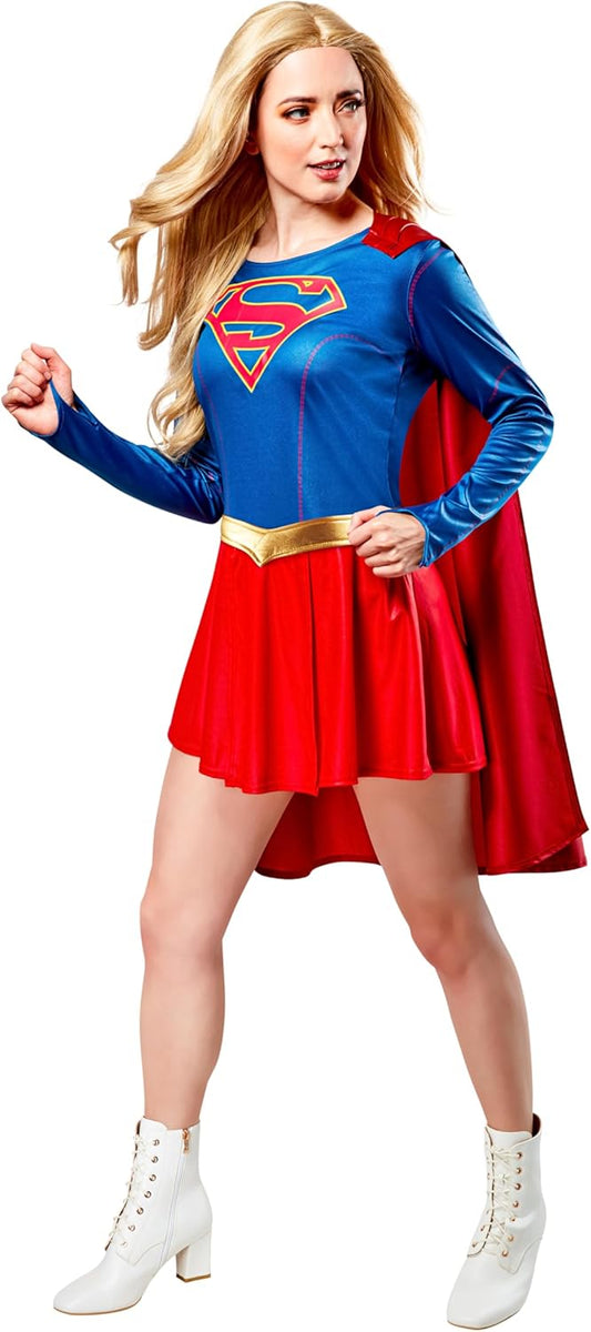 Supergirl Costume Dress - TV Show Inspired Women's Superhero Outfit As Shown
