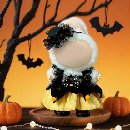 3 Piece Handmade Crochet Outfit for 17cm Dolls - Heart Sweater Hat & Bag Set