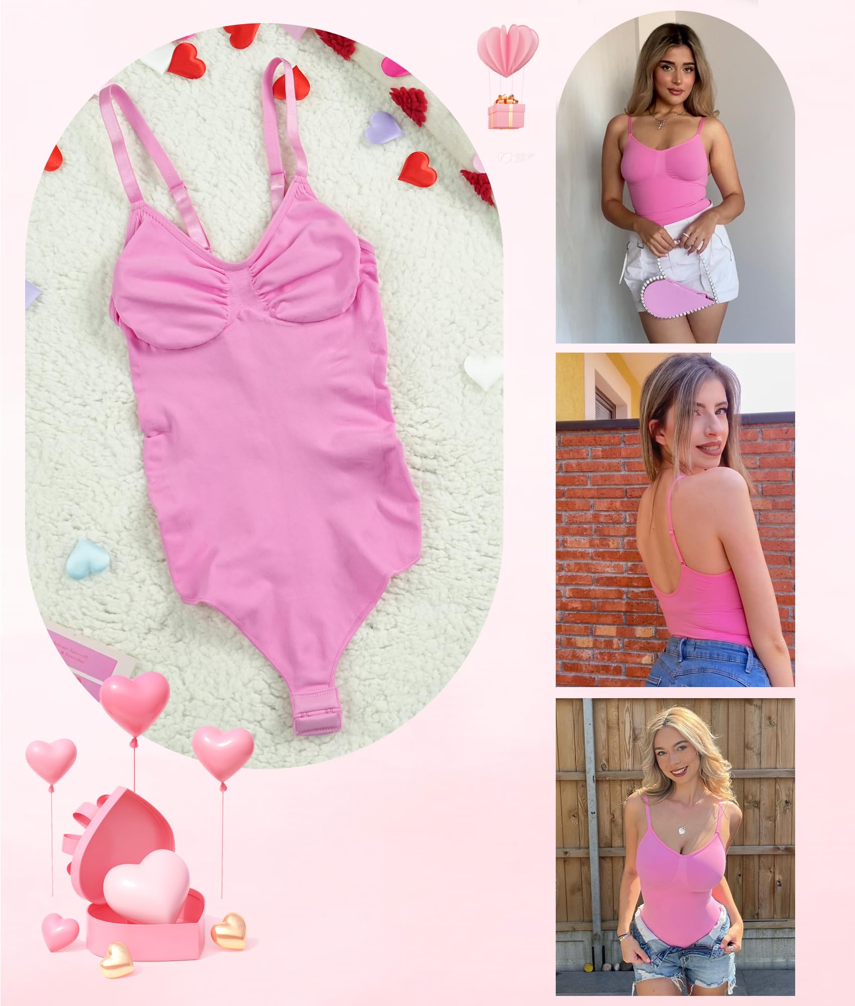 Women's Shapewear Bodysuit Tummy Control Seamless Body Shaper