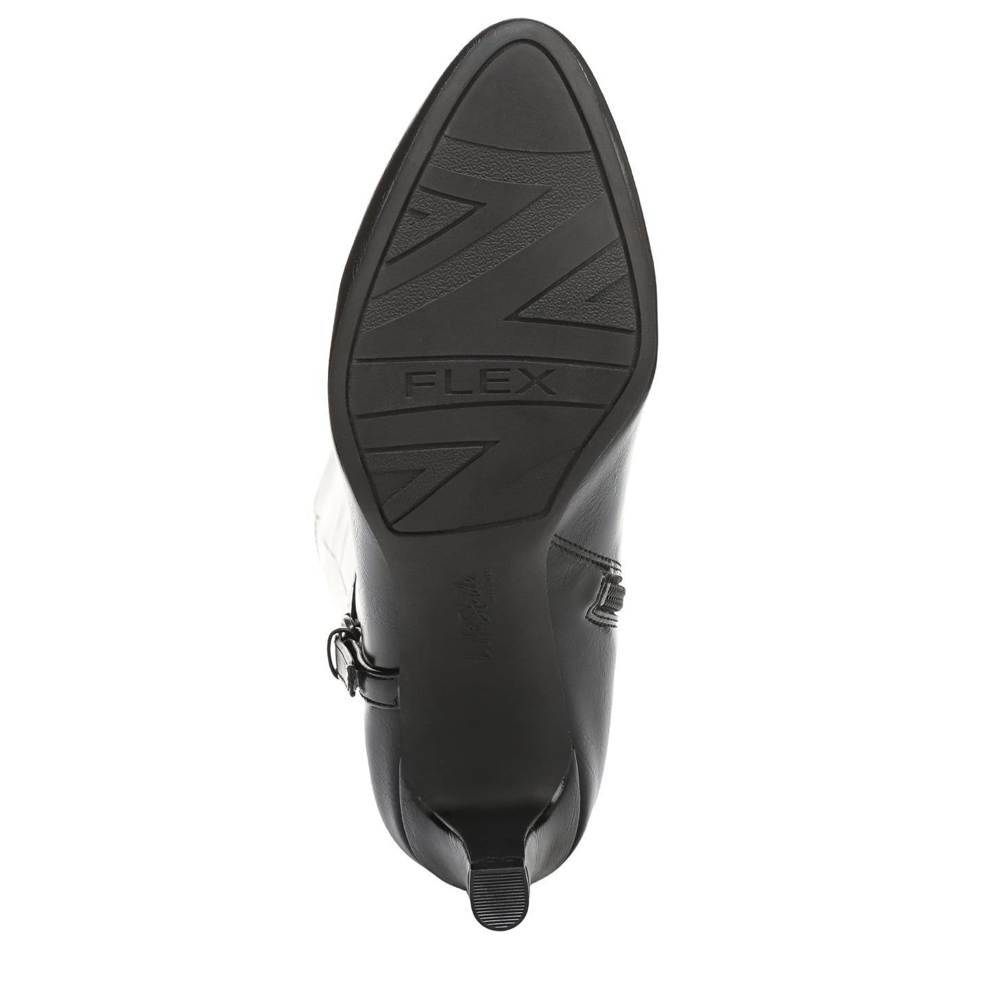 LifeStride Women's Galant Fashion Boot Black Faux Leather 5.5 M