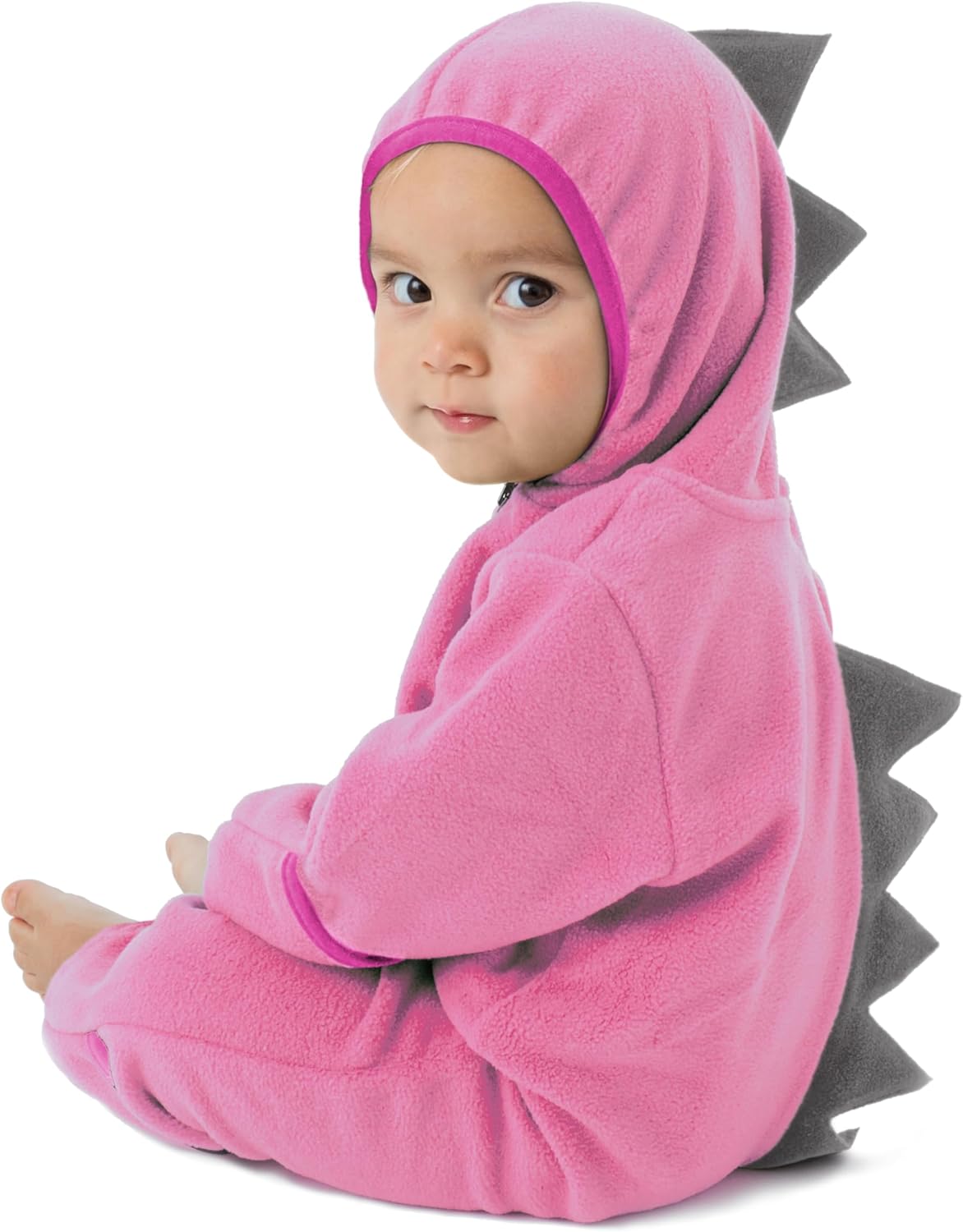 Fleece Baby Bunting with Hood - Convertible Mittens & Booties for Newborn & Infant