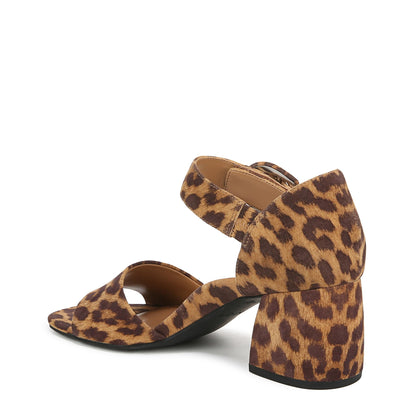 Vionic Womens Chardonnay Sandal Tan Leopard Suede