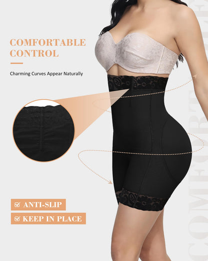 Women's Butt Lifting Shapewear Shorts - Tummy Control Compression Underwear