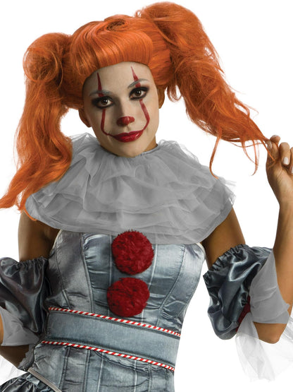 Deluxe Pennywise Costume for Women - Horror Movie Character Outfit