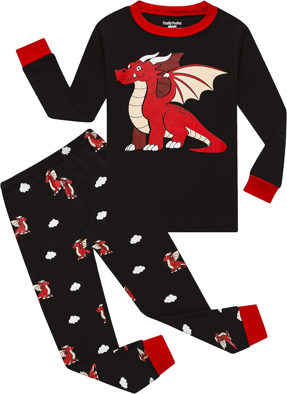 Boys Cotton Pajamas 2 Piece Set Kids Toddler Sleepwear PJs