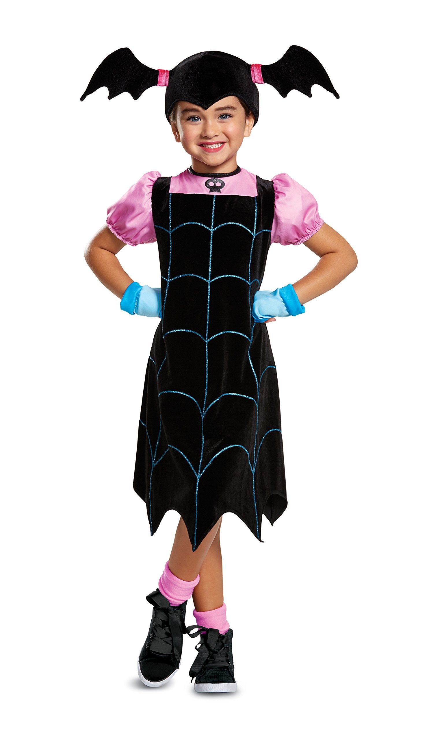 Disney Vampirina Costume - Classic Girls Halloween Outfit Black