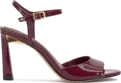 Vince Camuto Women's Lilah Ankle Strap High Heel Sandal, Chianti, 8.5