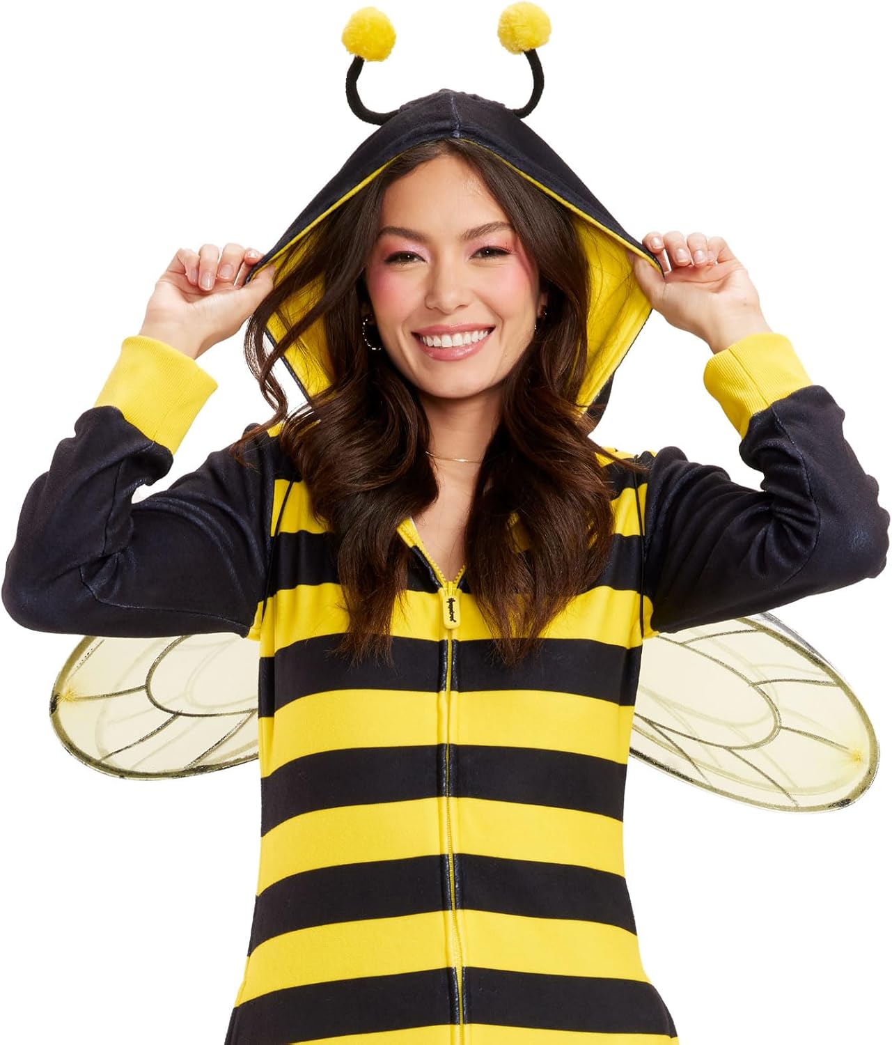 Deer Costume Dress - Women's Animal Halloween Outfit with Antlers and Crown