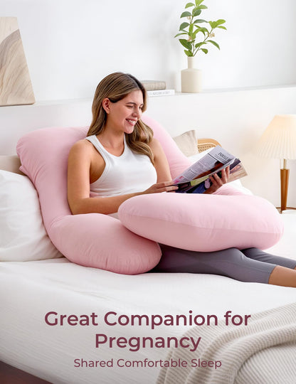 U-Shaped Full Body Pregnancy Pillow 57 Inch Maternity Support Pillow