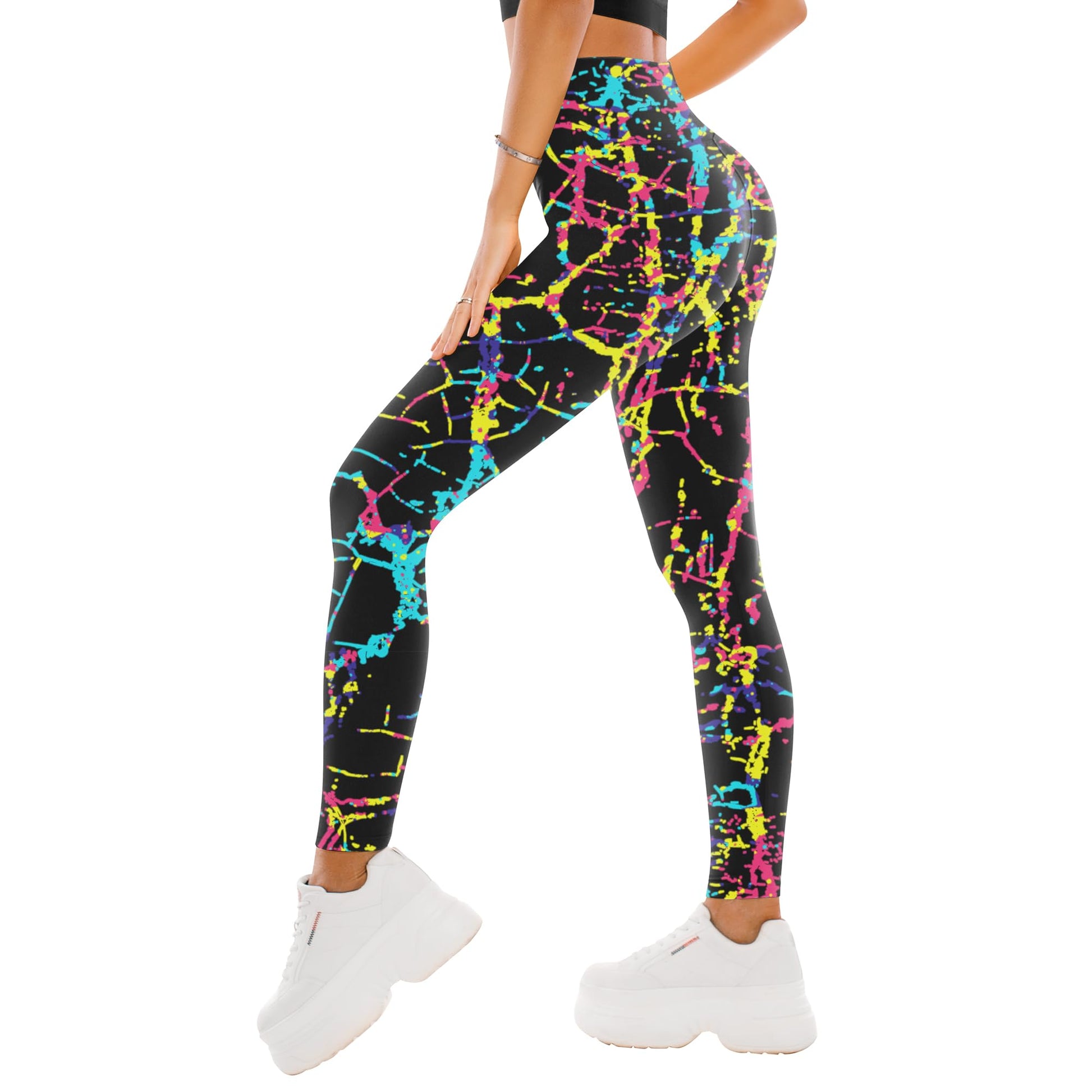 High Waisted Leggings for Women - Buttery Soft Yoga Pants with Tummy Control