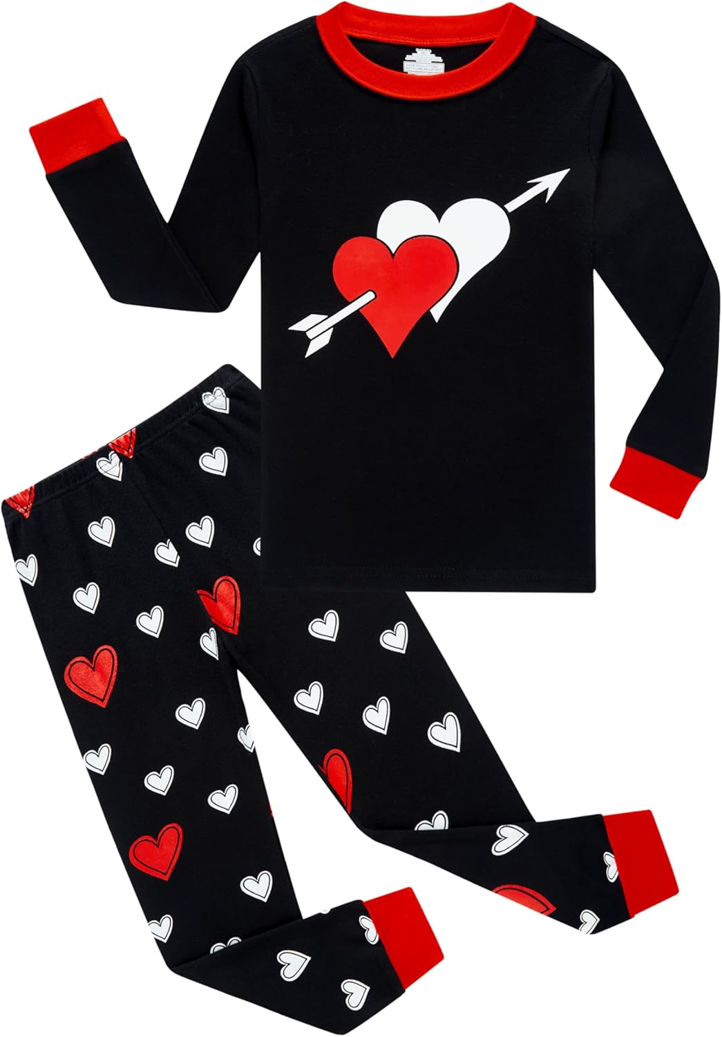 Family Feeling Kids & Toddler Boys Pajamas 2 Piece Pjs Set 100% Cotton Sleepwear