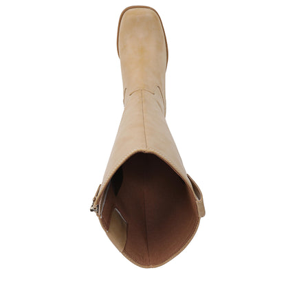Dr. Scholl's Women's Joplin Knee High Boot Warm Tan - Wide Calf 10 M