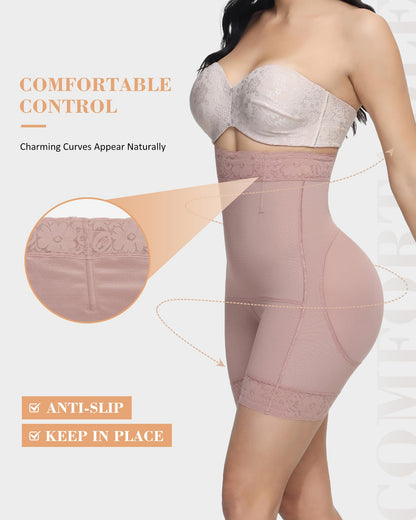 Women's Butt Lifting Shapewear Shorts - Tummy Control Compression Underwear