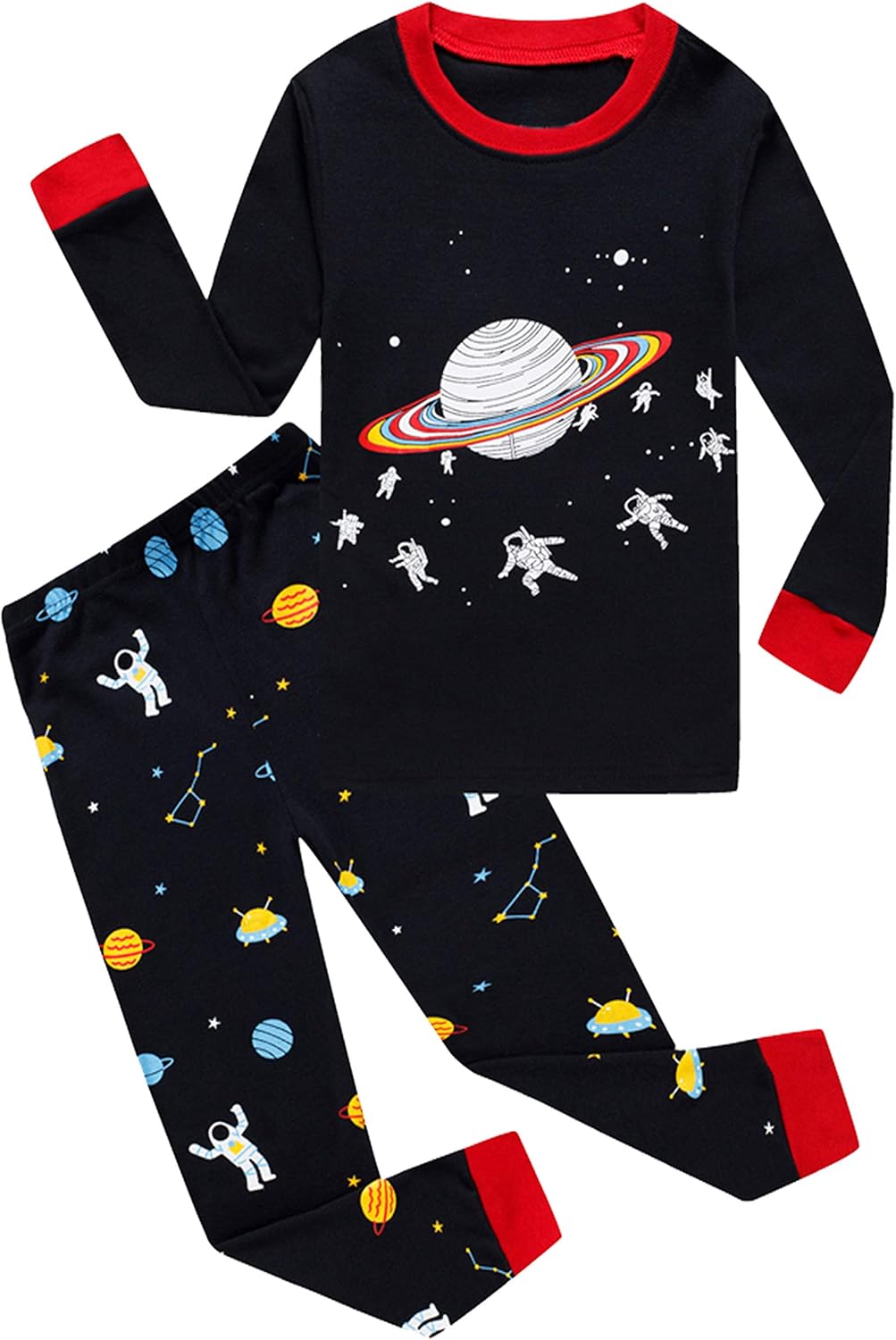 Boys Cotton Pajamas 2 Piece Set Kids Toddler Sleepwear PJs