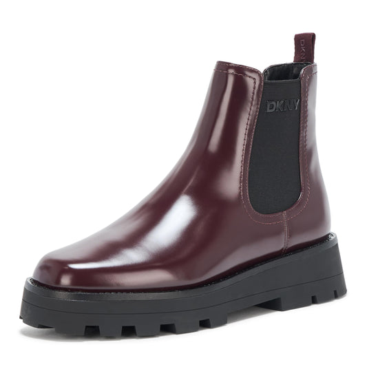 DKNY Women's Shoes boots, wine, 95