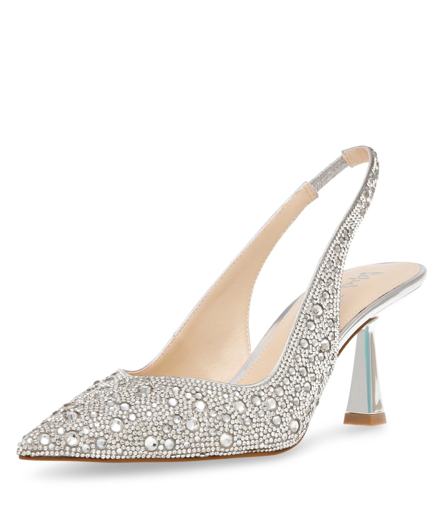Betsey Johnson Women's Clark Pump, Silver, 6