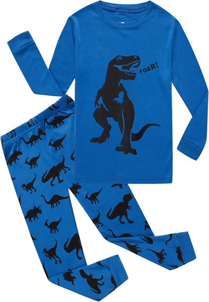 Boys Cotton Pajamas 2 Piece Set Kids Toddler Sleepwear PJs