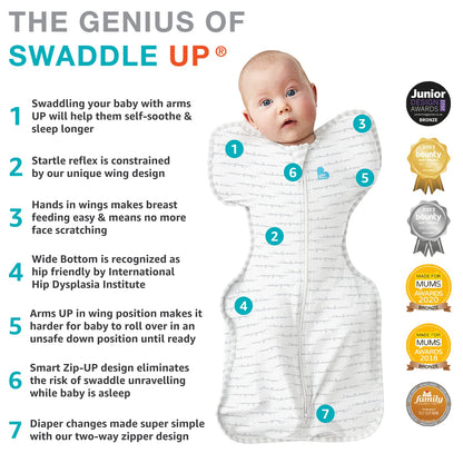 Baby Swaddle Sleep Sack Arms Up Newborn 8-13lbs Self-Soothing Swaddle