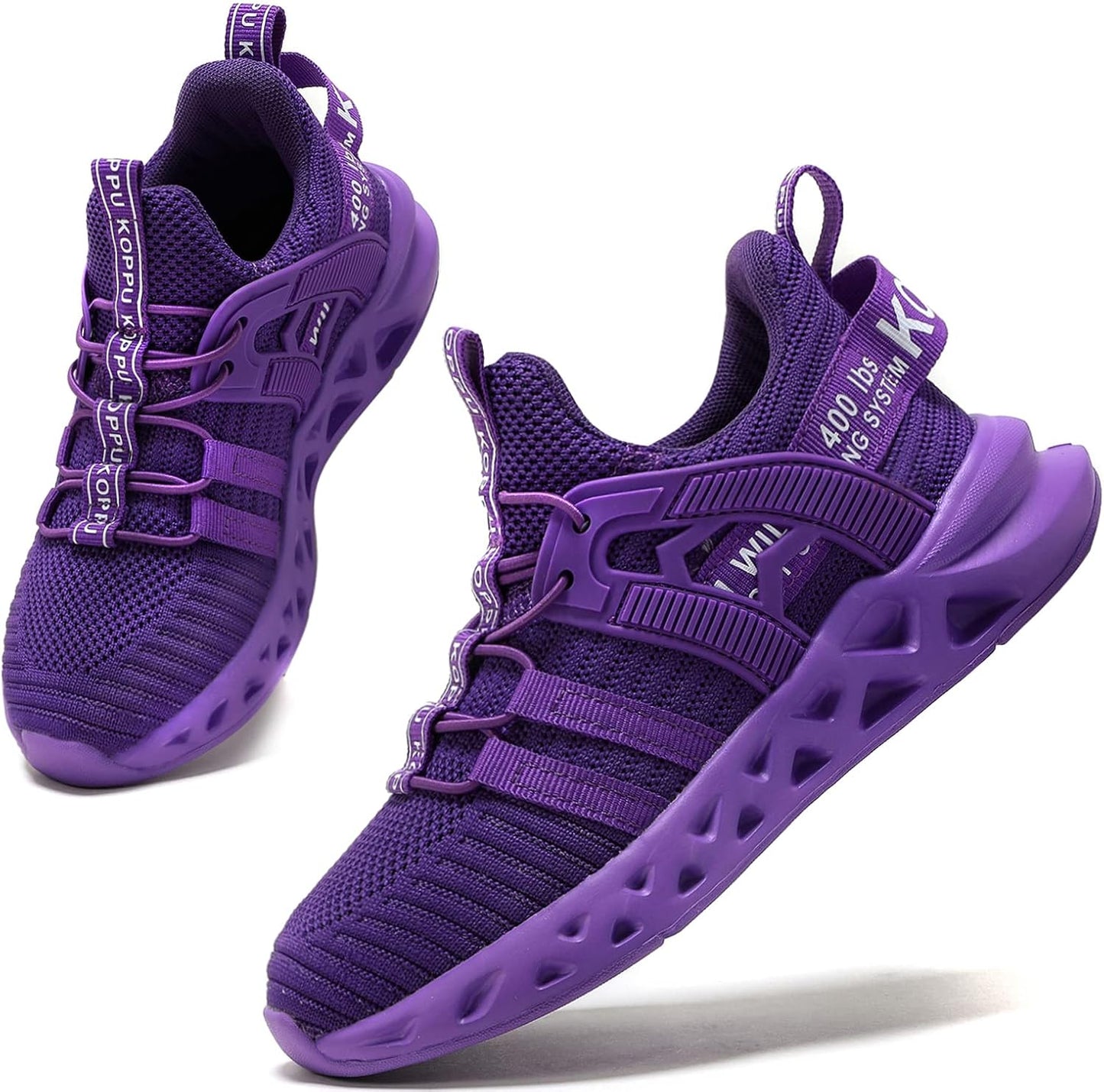 Avia Shoes Kids - Comfortable Sports Sneakers - School Athletic Shoes Purple-04