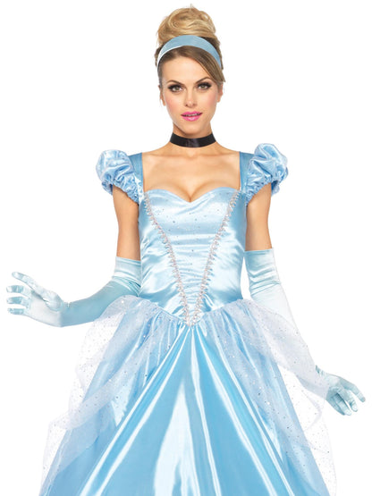 Cinderella Costume for Women - Classic Princess Dress Halloween Outfit Women's Plus