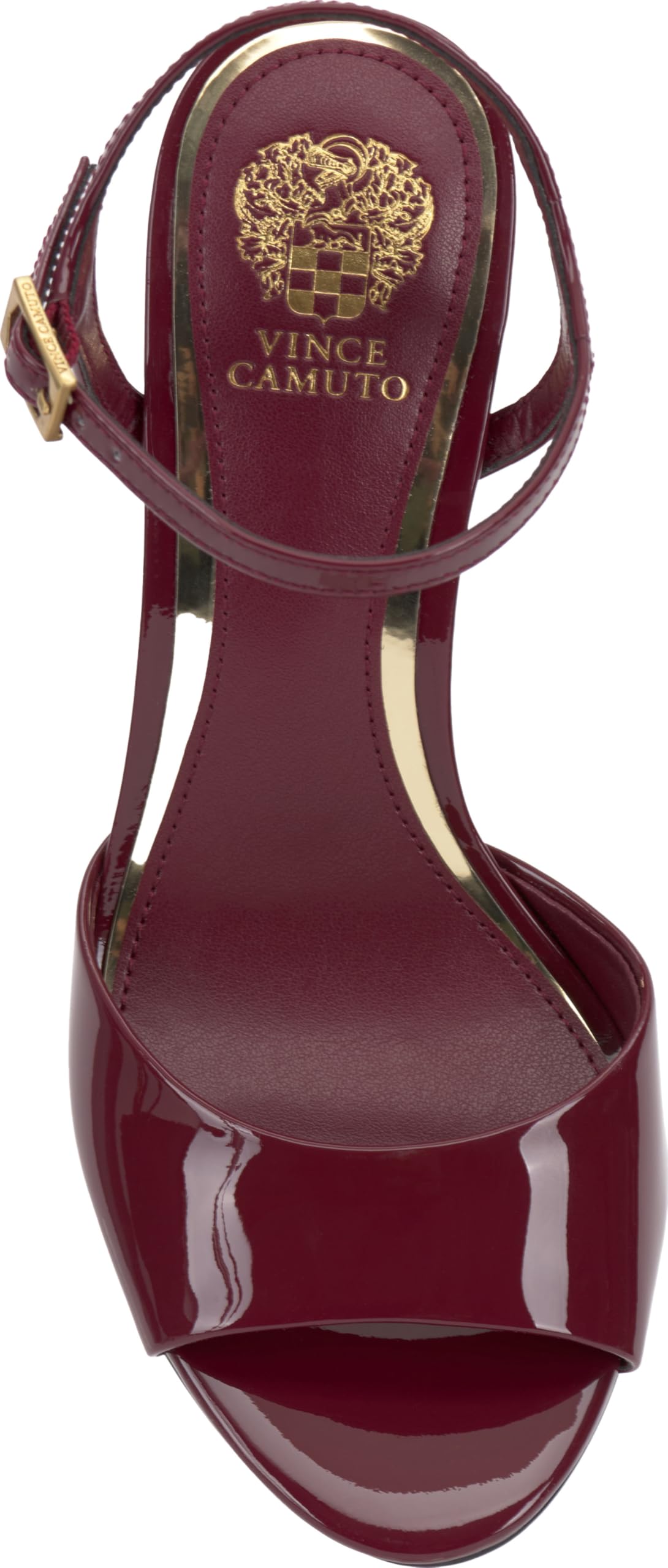 Vince Camuto Women's Lilah Ankle Strap High Heel Sandal, Chianti, 8.5