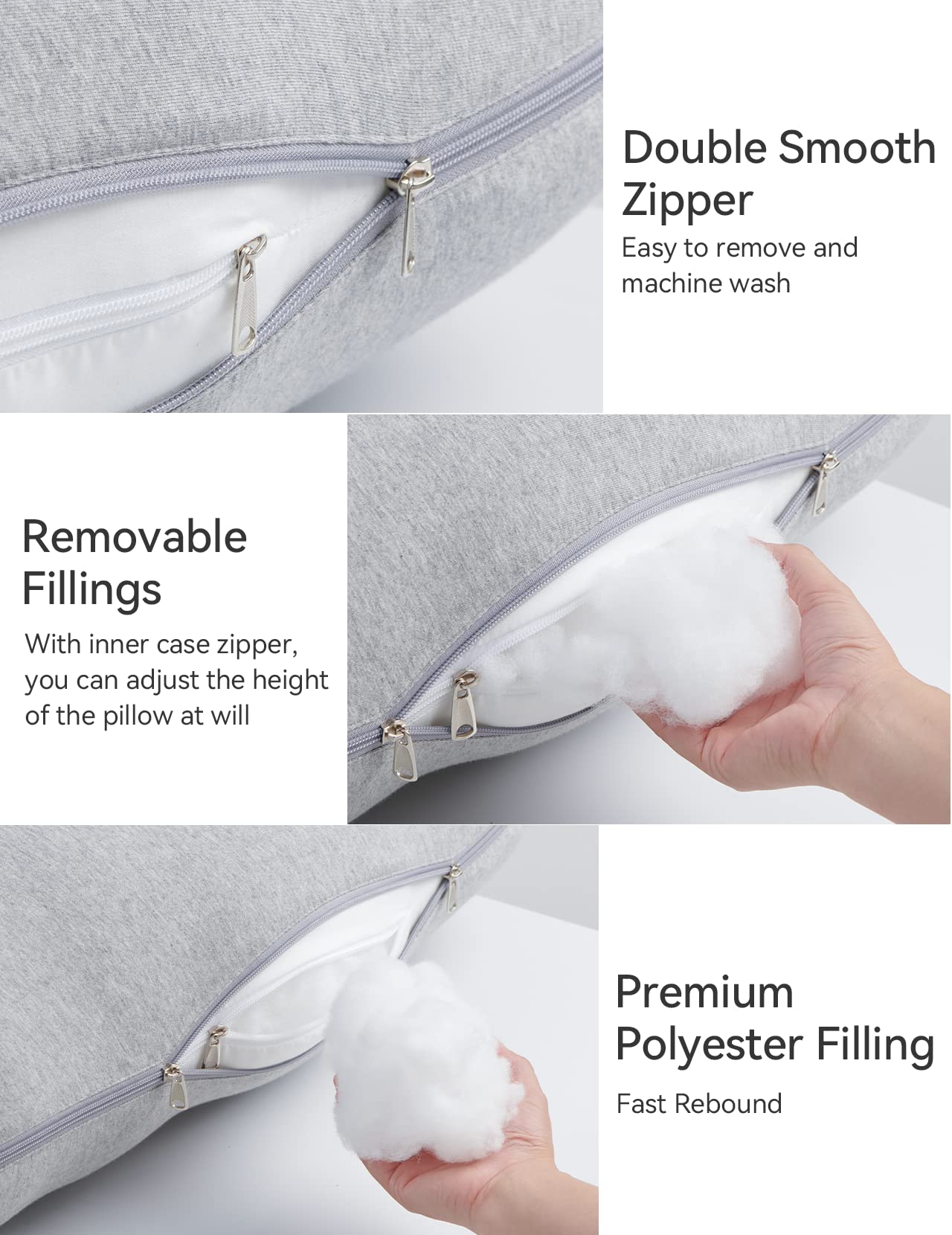 U-Shaped Full Body Pregnancy Pillow 57 Inch Maternity Support Pillow