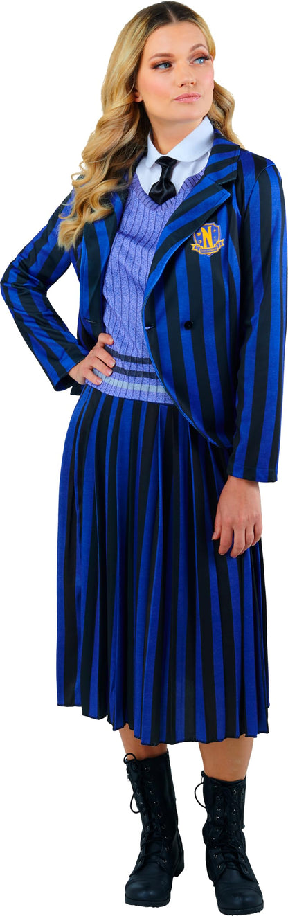 Wednesday Nevermore School Uniform Costume Women - Gothic Halloween Outfit