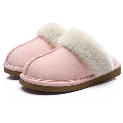 Fuzzy Memory Foam Slippers for Women - Fluffy Winter House Shoes Indoor Outdoor Pink