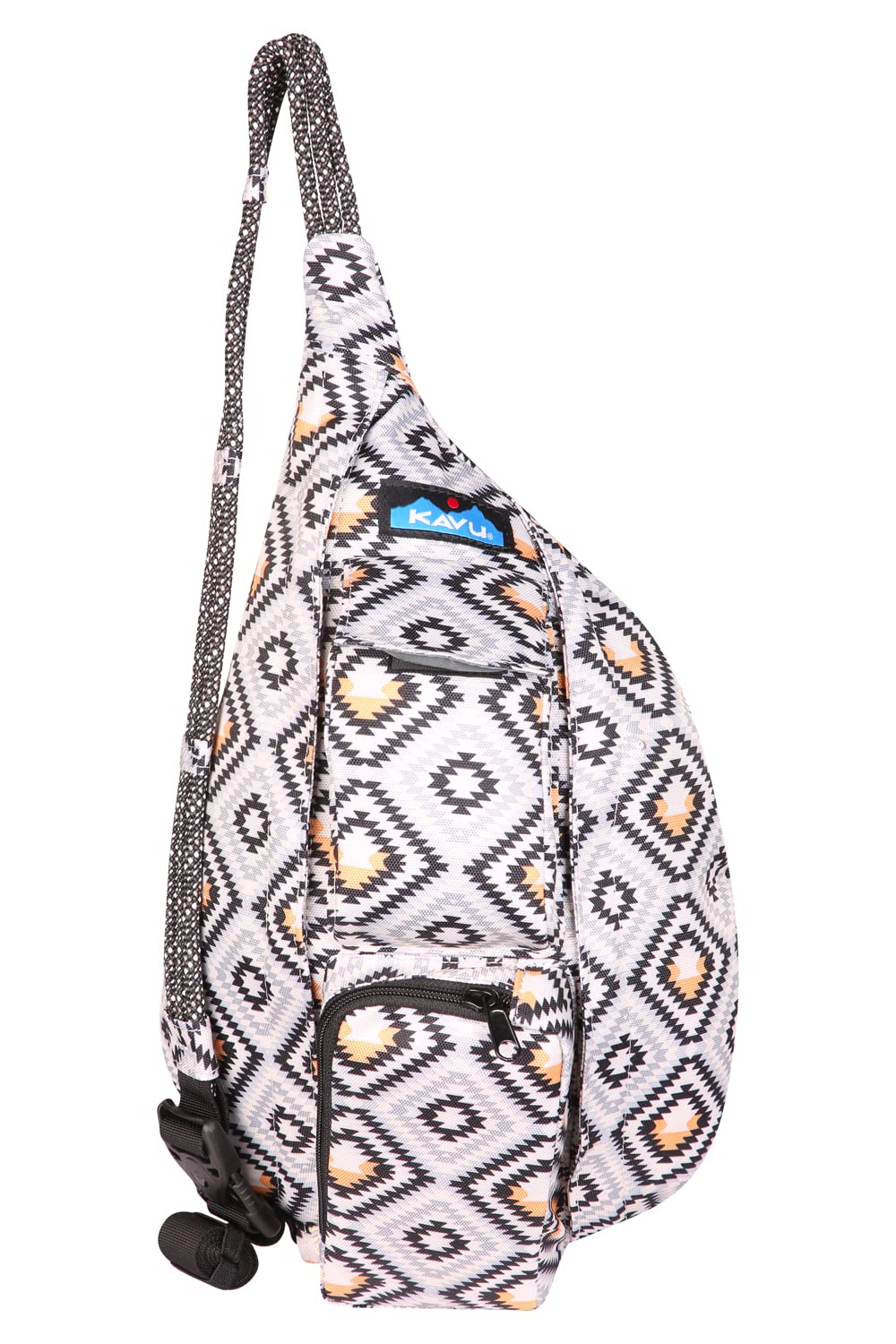 Mini Rope Sling Pack Adjustable Crossbody Bag for Women One Size Mellow Motif