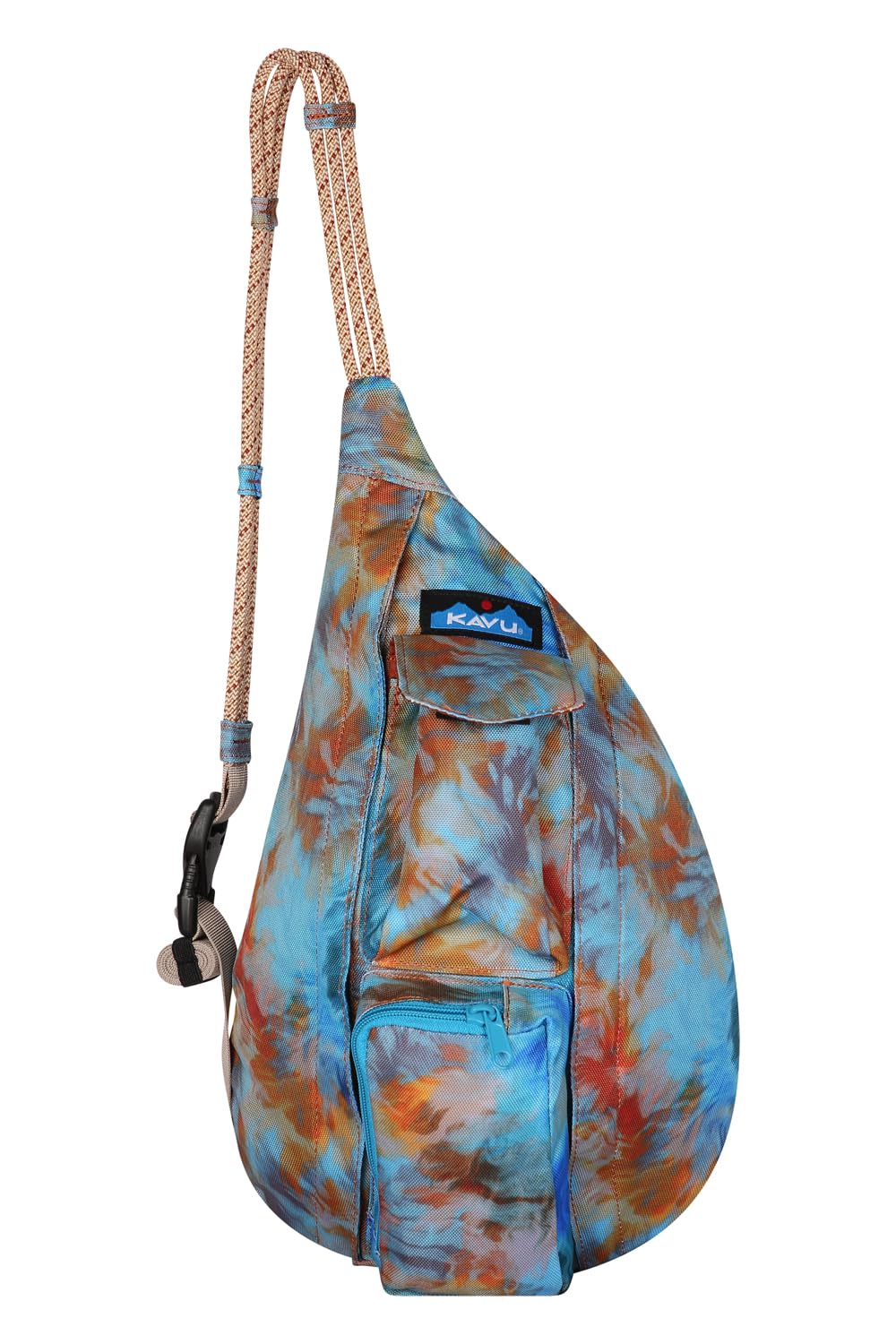 Mini Rope Sling Pack Adjustable Crossbody Bag for Women One Size Ocean Potion