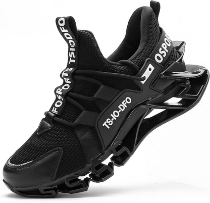 Women's Walking Shoes Breathable Mesh Sport Sneakers 1923 Black