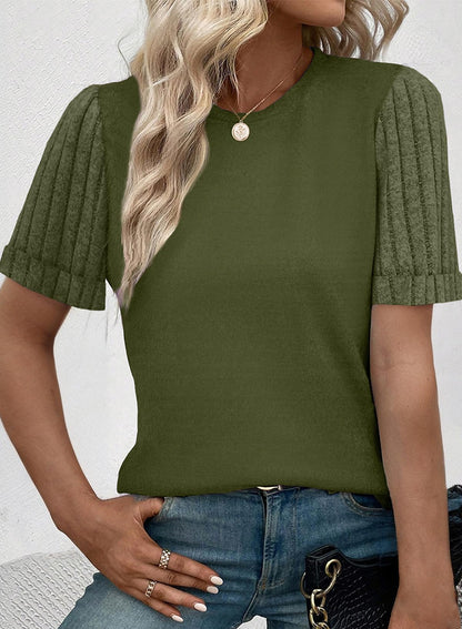 Women's Casual Short Sleeve T-Shirt Loose Fit Summer Top