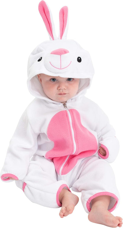 Fleece Baby Bunting with Hood - Convertible Mittens & Booties for Newborn & Infant