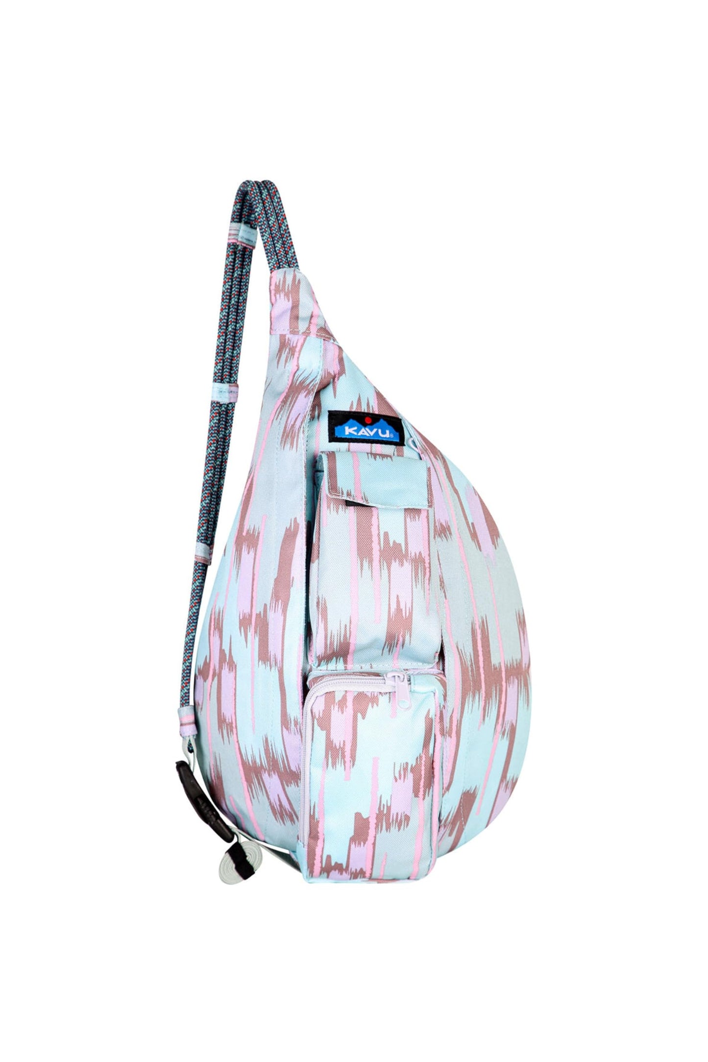 Mini Rope Sling Pack Adjustable Crossbody Bag for Women One Size Beach Ikat