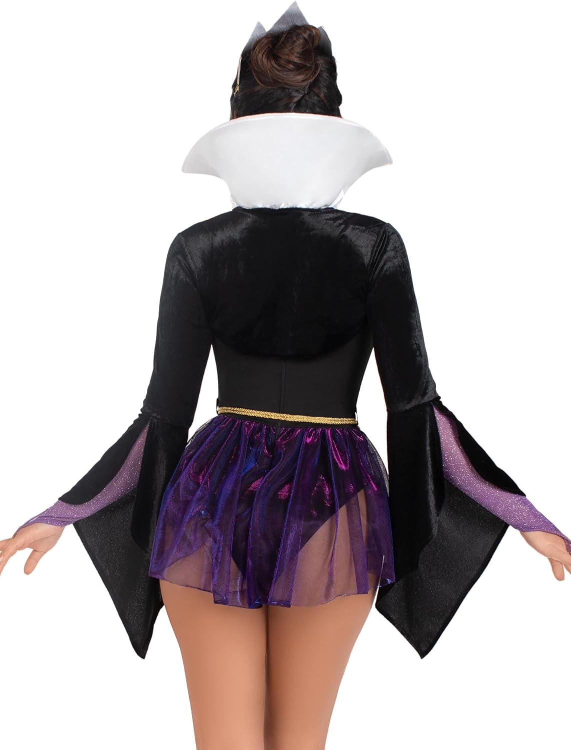 Poison Apple Queen Costume - Women's 4-Piece Evil Queen Halloween Outfit