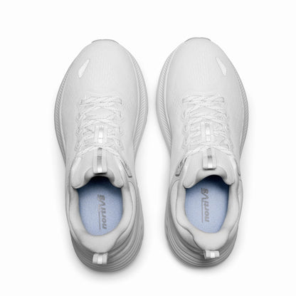 NORTIV 8 Women's Walking Shoes Cushion Comfortable ActiveBreeze Running Tennis Shoes Non-Slip Workout Gym Sports Athletic Breathable Fashion Sneakers,Size 8.5,White,SNWS248W