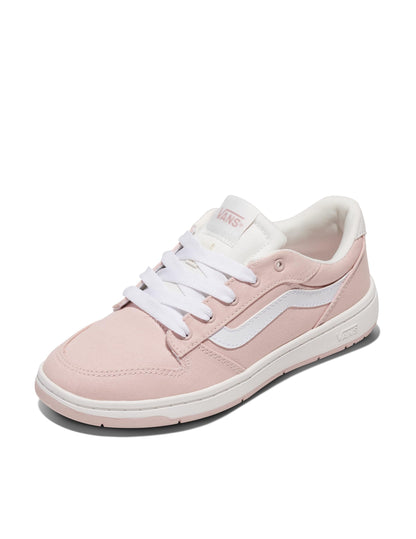 Vans Women's Ryland LS Shoe | Retro Court Sneakers with Tennis Inspired Fashion Details, Canvas Sepia Rose, 8.5