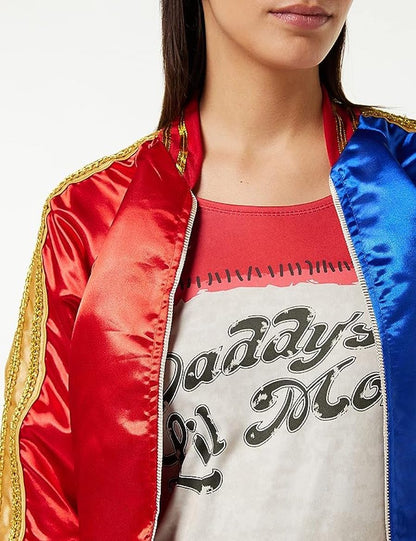 Women's Harley Quinn Costume - Deluxe Suicide Squad Outfit with Accessories