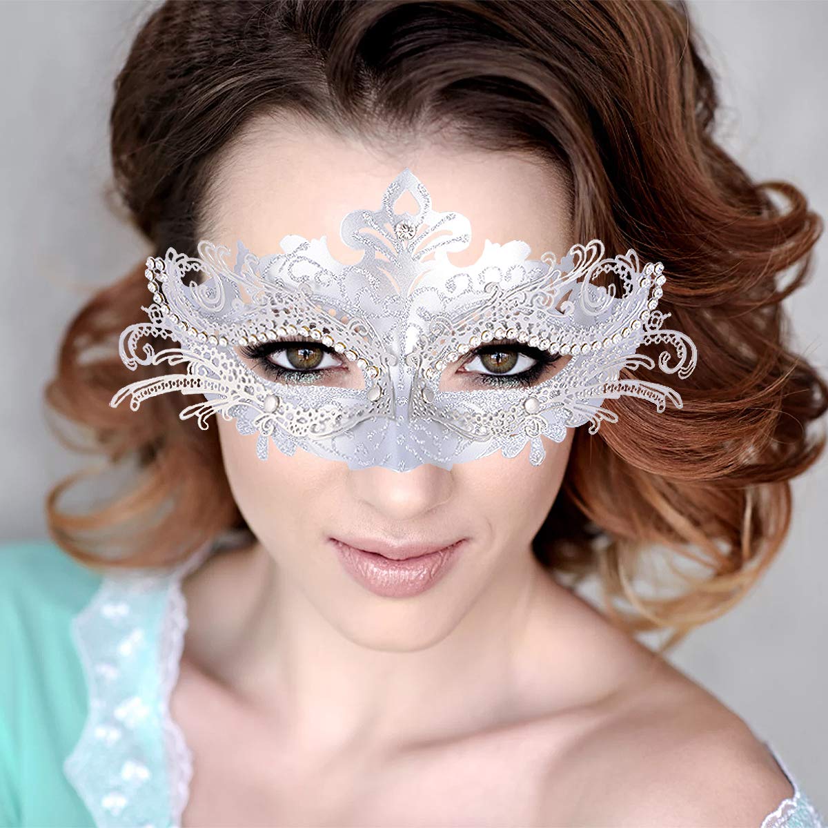 Masquerade Masks - Elegant Mardi Gras Party Masks - Premium Decorative Masks for Women and Men