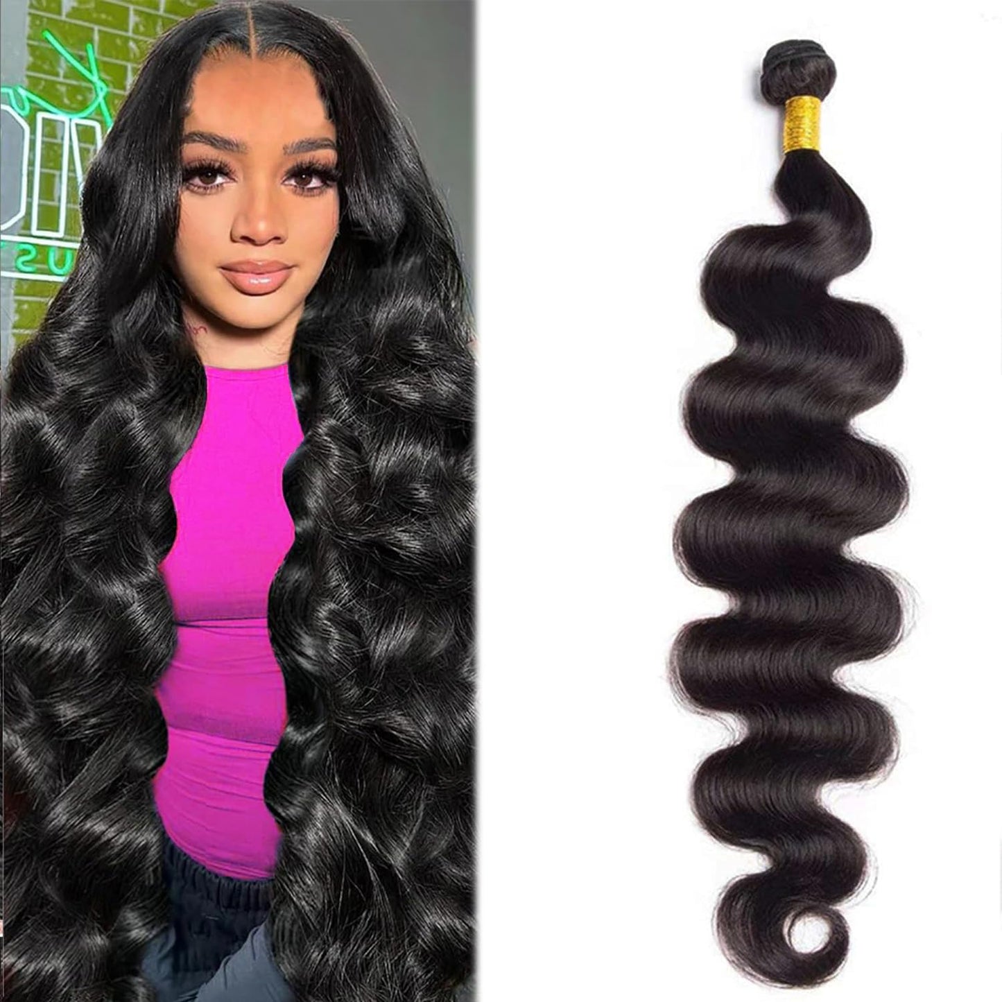 Brazilian Virgin Hair Bundles Deep Wave Human Hair Extensions Body Wave Bundles