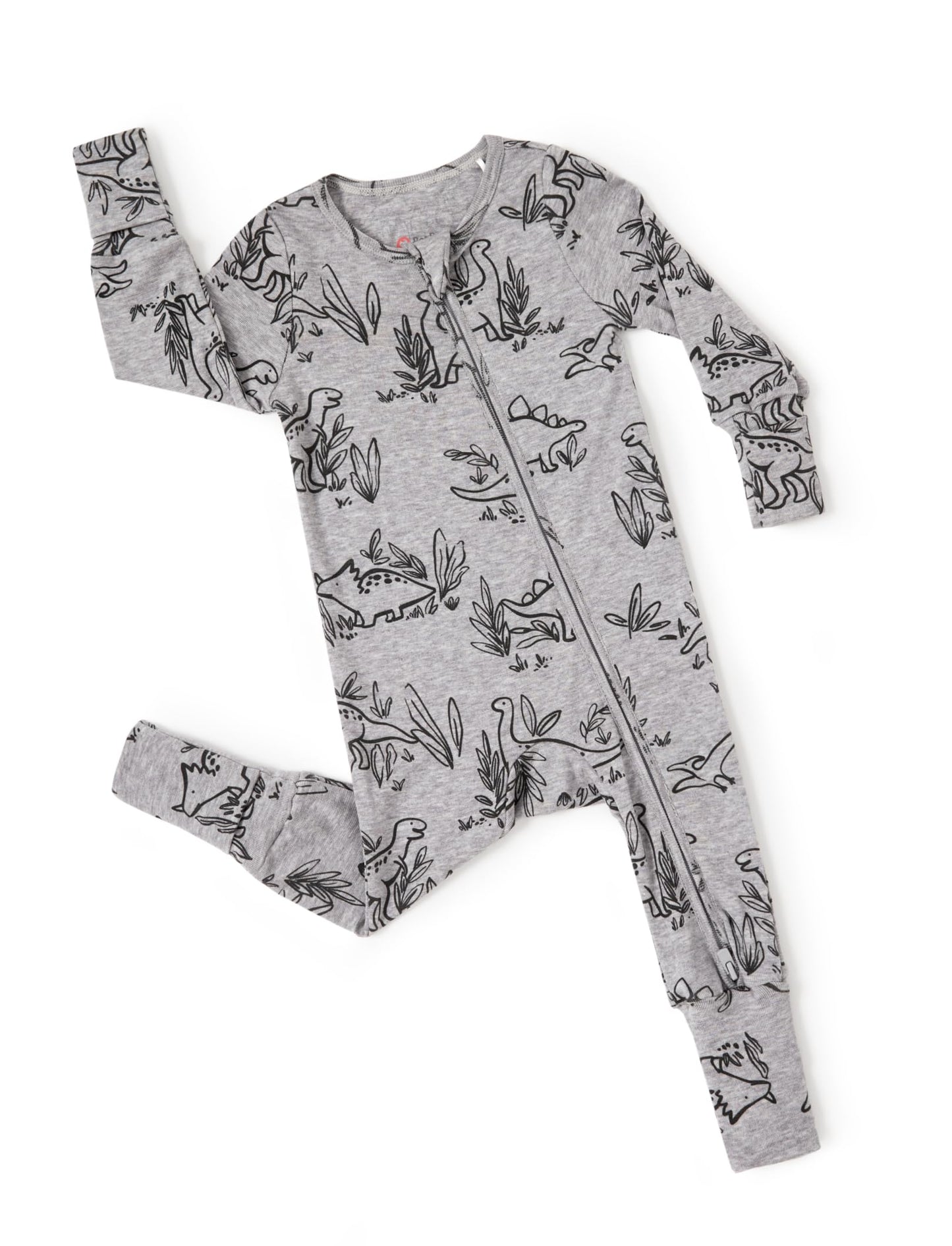 PATPAT Baby Footie Pajamas - Premium Tencel Lyocell & Wool Romper with 2-Way Zipper