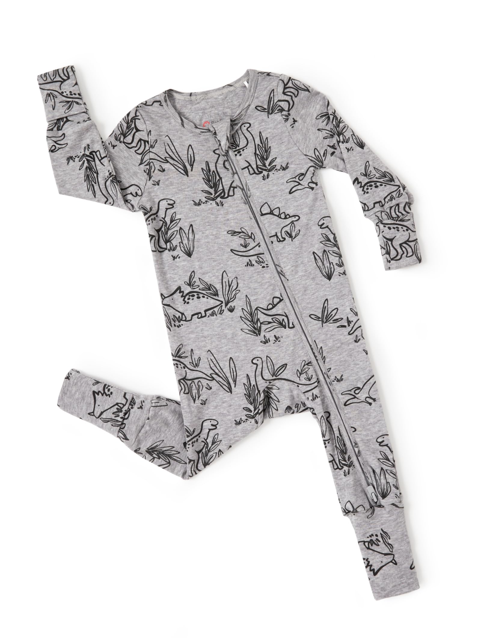 PATPAT Baby Footie Pajamas - Premium Tencel Lyocell & Wool Romper with 2-Way Zipper