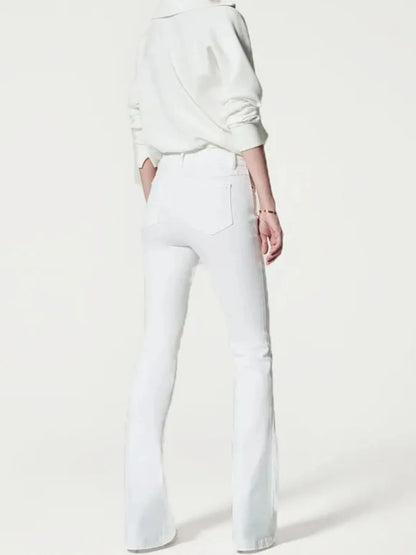Full Size High-Waisted Flare Jeans Plus Size