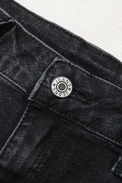 Wide Leg Pocketed High Waist Jeans